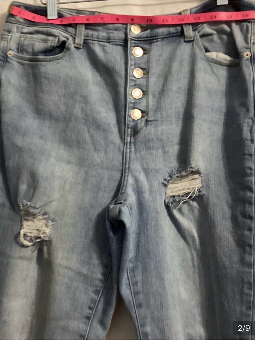 SZ 15 True  craft jeans Button front please view measurements in pictures